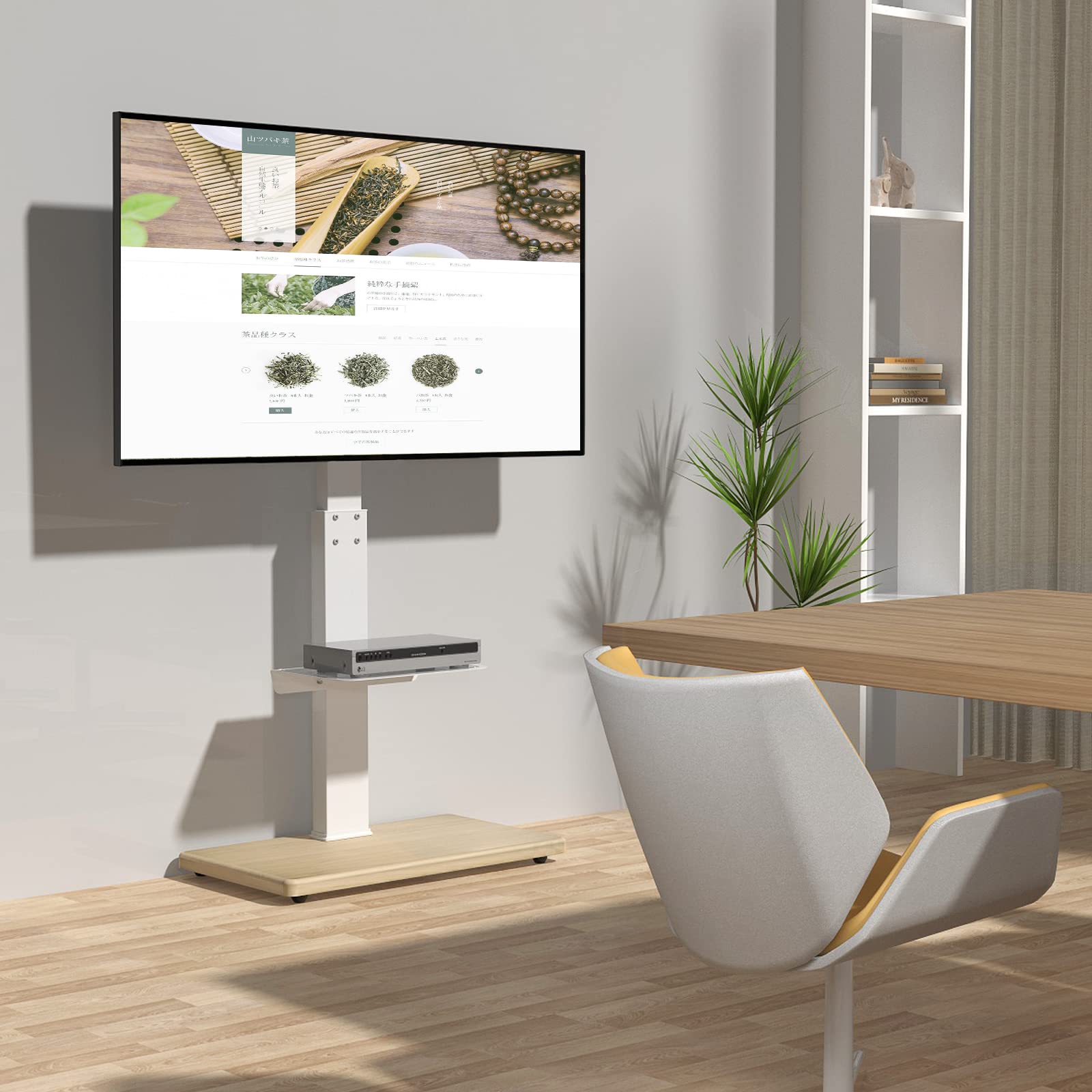 テレビスタンド 32〜70インチ対応 ホワイト Amazon | TVON テレビスタンド ホワイト 32-70インチ対応 テレビ